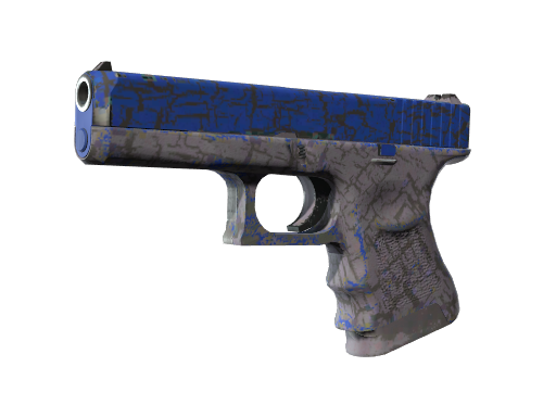 Buy CS2 pistol Glock-18 | Blue Fissure (Field-Tested) skin
