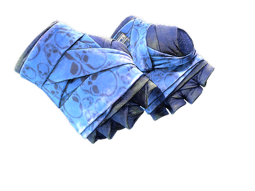 Buy CS2 gloves ★ Hand Wraps | Cobalt Skulls (Battle-Scarred) skin