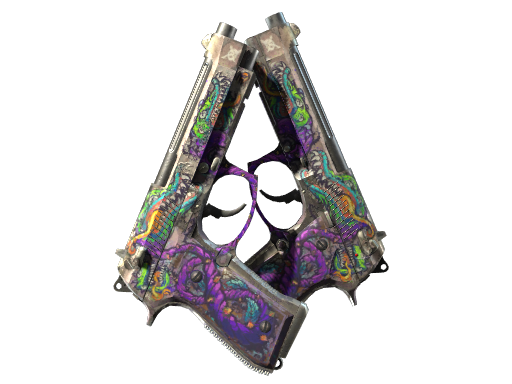 Buy CS2 pistol StatTrak™ Dual Berettas | Flora Carnivora (Battle-Scarred) skin