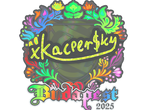 Buy CS2 sticker Sticker | xKacpersky (Holo) | Budapest 2025 skin